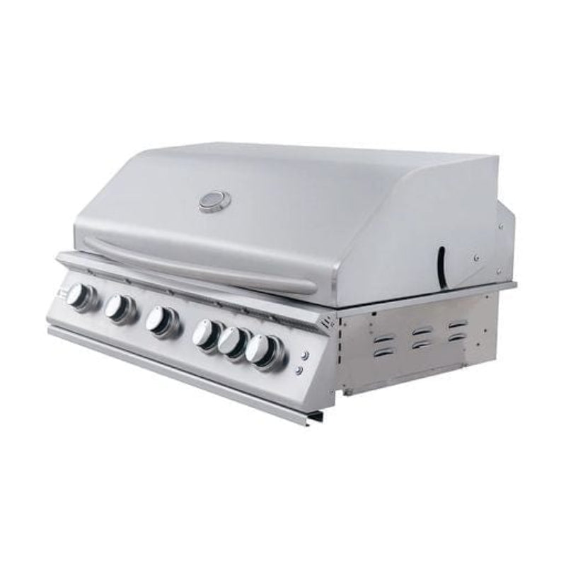 RCS 40" Premier Grill W/ Rear Burner & Blue LEDs