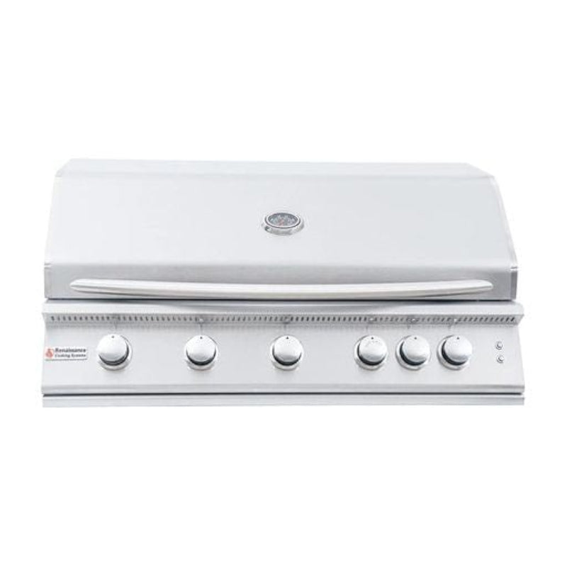 RCS 40" Premier Grill W/ Rear Burner & Blue LEDs