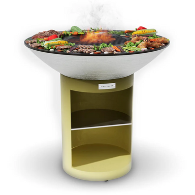 Arteflame-40-Platinum-Series-Grill-Classic-Storage-Base-Yellow