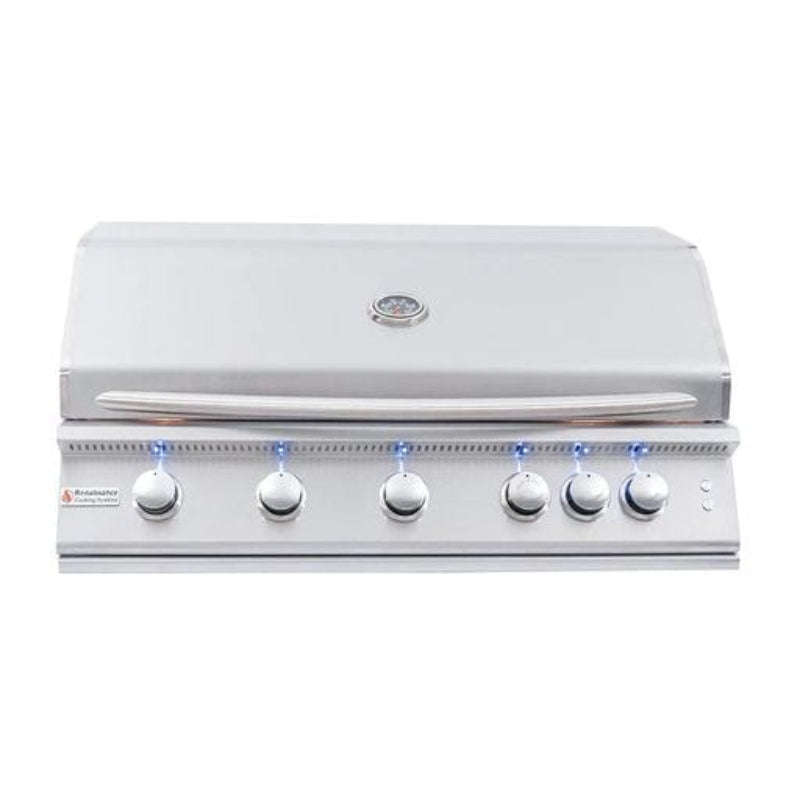 RCS 40" Premier Grill W/ Rear Burner & Blue LEDs