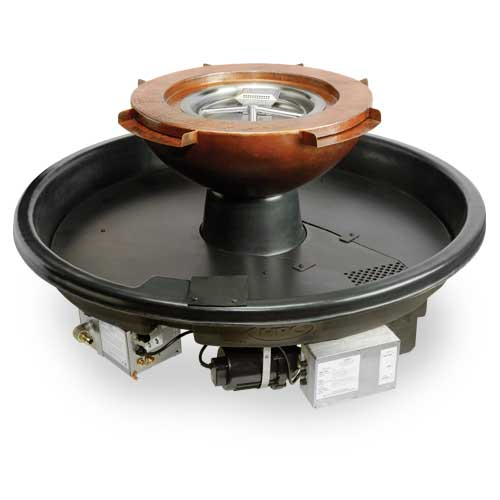 HPC Evolution 360 Hammered Copper Fire & Water Bowl