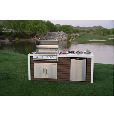 Kokomo-Grills-Classic-Shiplap-Outdoor-Kitchen-with-Waterfall-Edge-front-angled-view