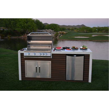 Kokomo-Grills-Classic-Shiplap-Outdoor-Kitchen-with-Waterfall-Edge-front-view