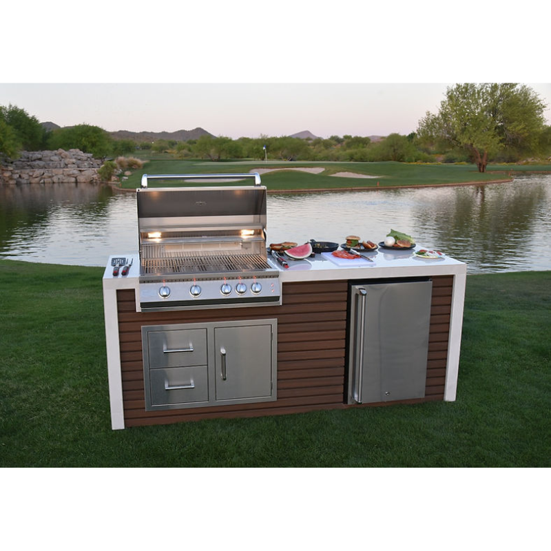 Kokomo Grills Professional Shiplap Outdoor Kitchen