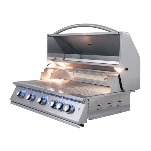 RCS 40" Premier Grill W/ Rear Burner & Blue LEDs