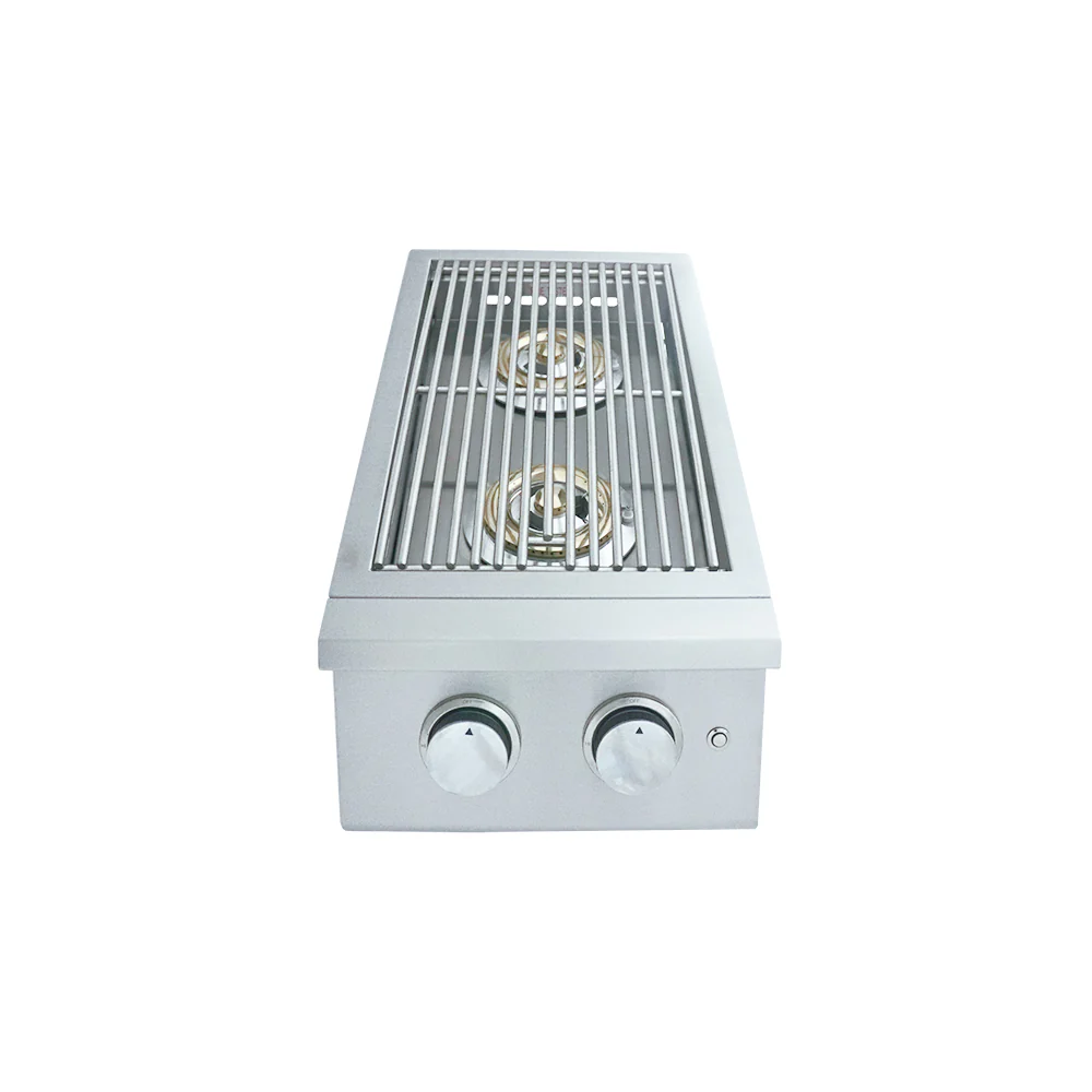 RCS Premier Double Side Burner w/ LED Lights