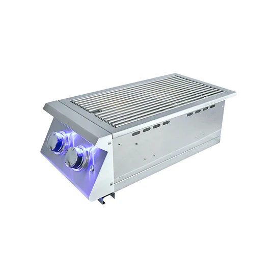 RCS Premier Double Side Burner w/ LED Lights
