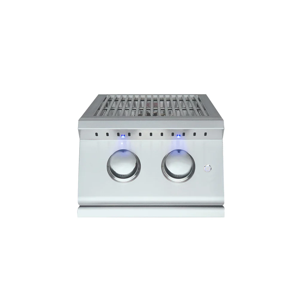 RCS Premier Double Side Burner w/ LED Lights