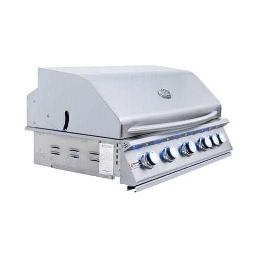 RCS 40" Premier Grill W/ Rear Burner & Blue LEDs