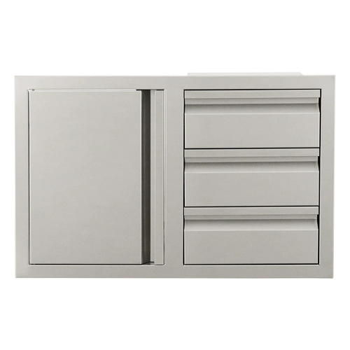 RCS Triple Drawers w/ Single Door