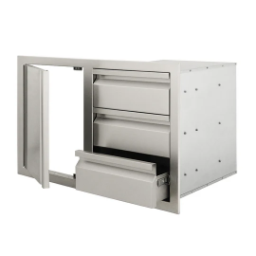 RCS Triple Drawers w/ Single Door
