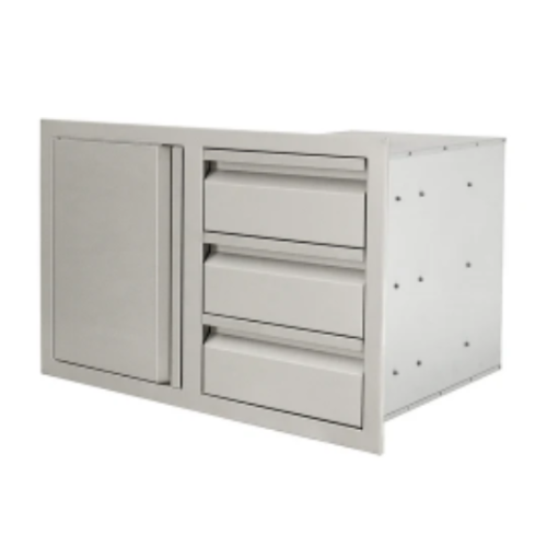 RCS Triple Drawers w/ Single Door