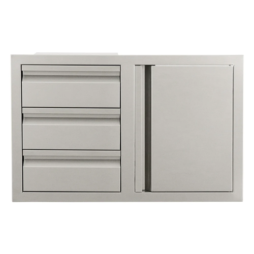 RCS Triple Drawers w/ Single Door