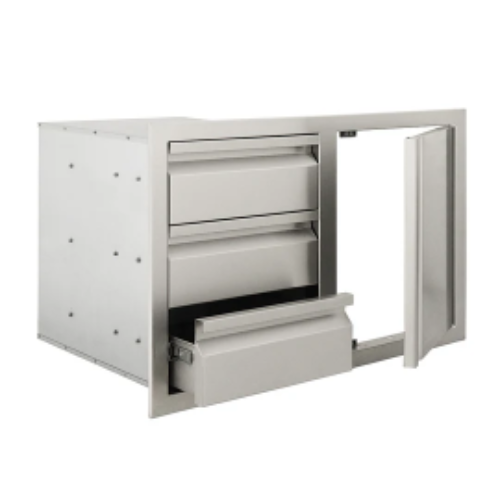 RCS Triple Drawers w/ Single Door
