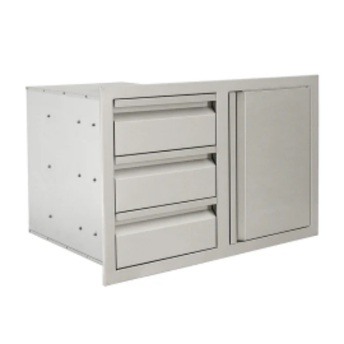RCS Triple Drawers w/ Single Door