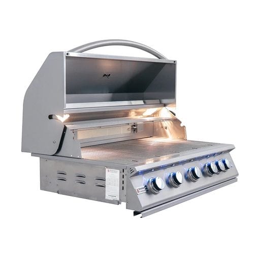 RCS 40" Premier Grill W/ Rear Burner & Blue LEDs