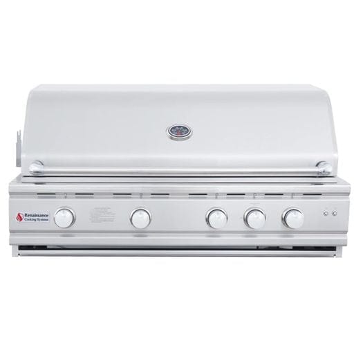 RCS 42" Cutlass Pro Grill W/ Rear Burner, Briquette Trays & Blue LEDs
