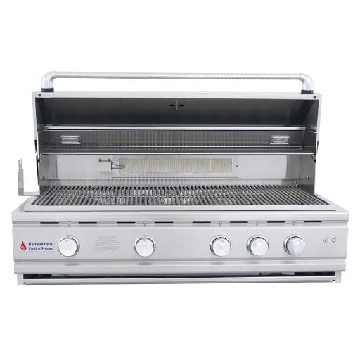 RCS 42" Cutlass Pro Grill W/ Rear Burner, Briquette Trays & Blue LEDs