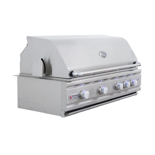 RCS 42" Cutlass Pro Grill W/ Rear Burner, Briquette Trays & Blue LEDs