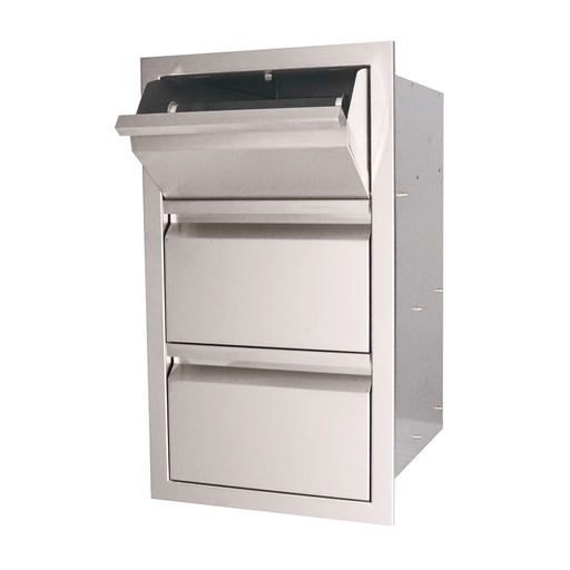RCS Double Drawers with Paper Towel Holder
