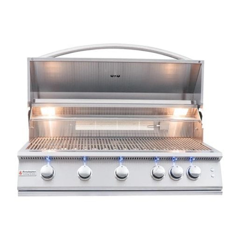 RCS 40" Premier Grill W/ Rear Burner & Blue LEDs