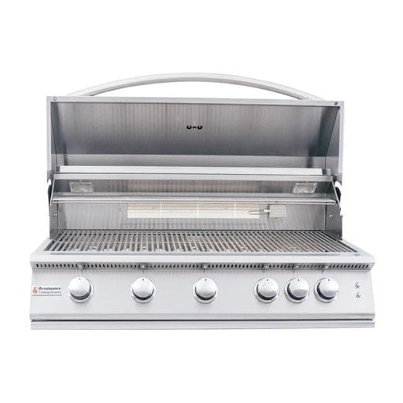 RCS 40" Premier Grill W/ Rear Burner & Blue LEDs