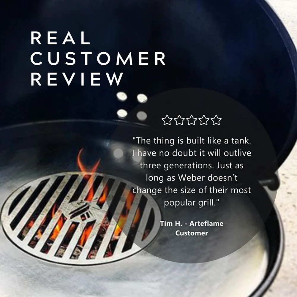 Arteflame Combo Griddle for Weber