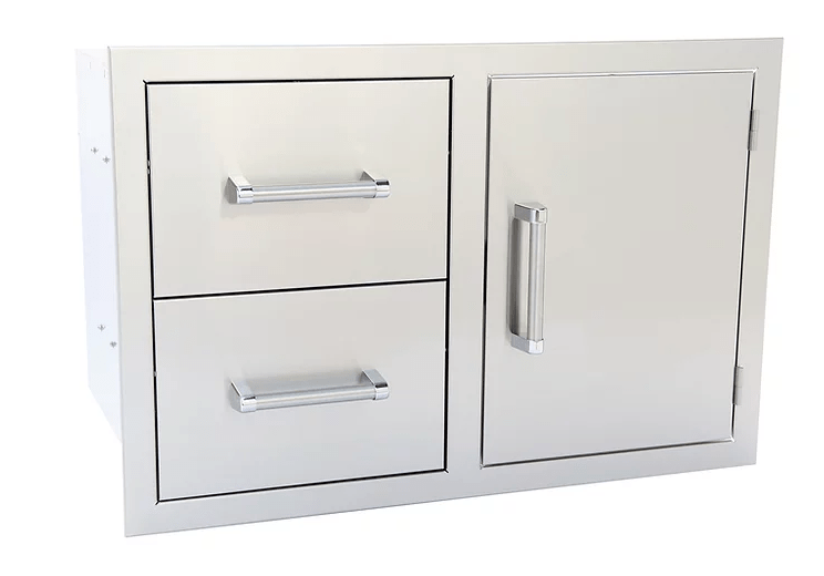 Kokomo Grills Two Drawer One Door Combo