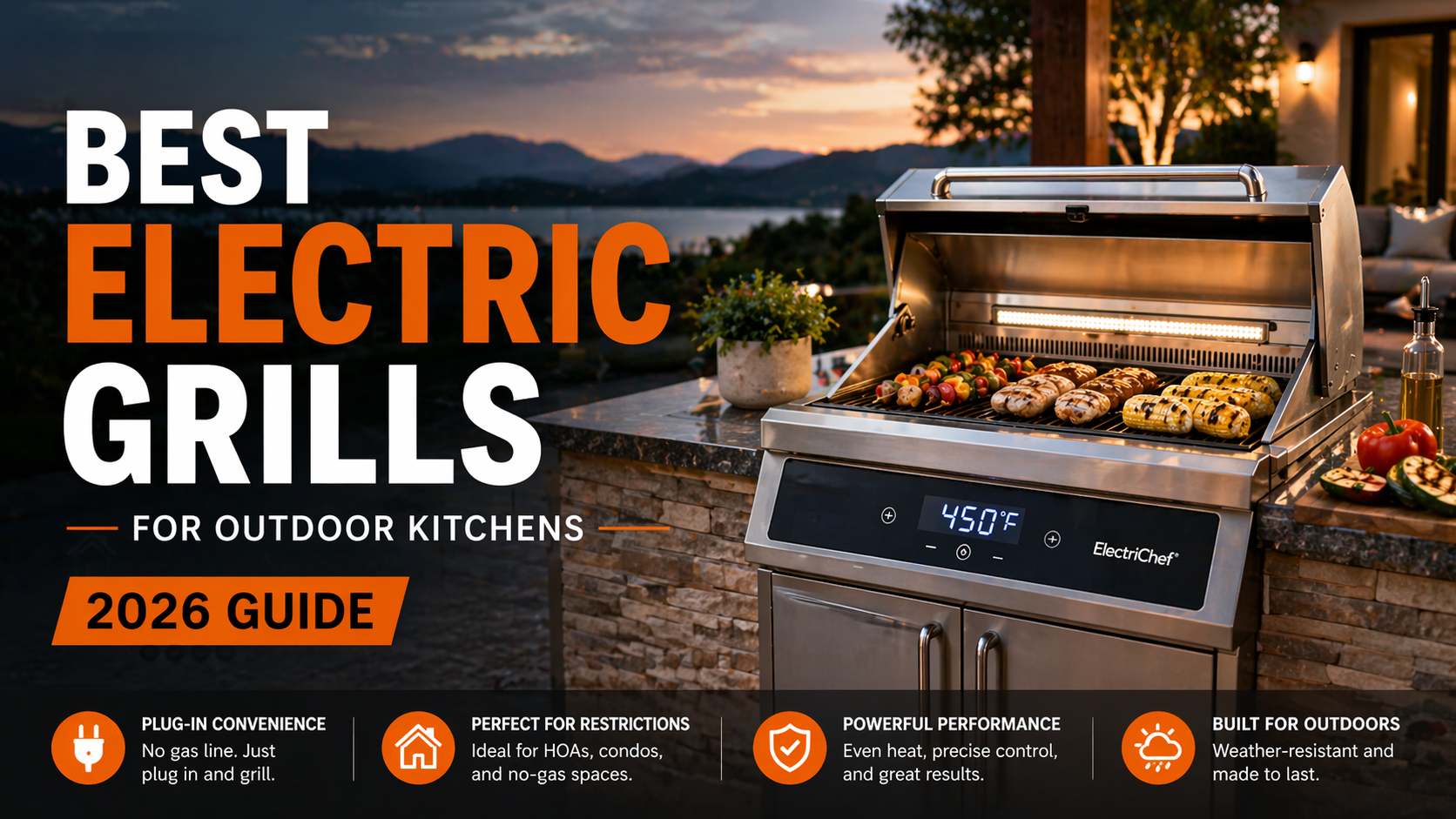 Best Electric Grills for Outdoor Kitchens: What to Know Before You Buy