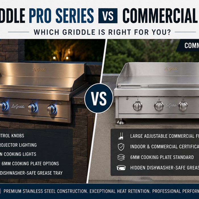 Le Griddle Pro Series vs Commercial Series: What's the Difference?