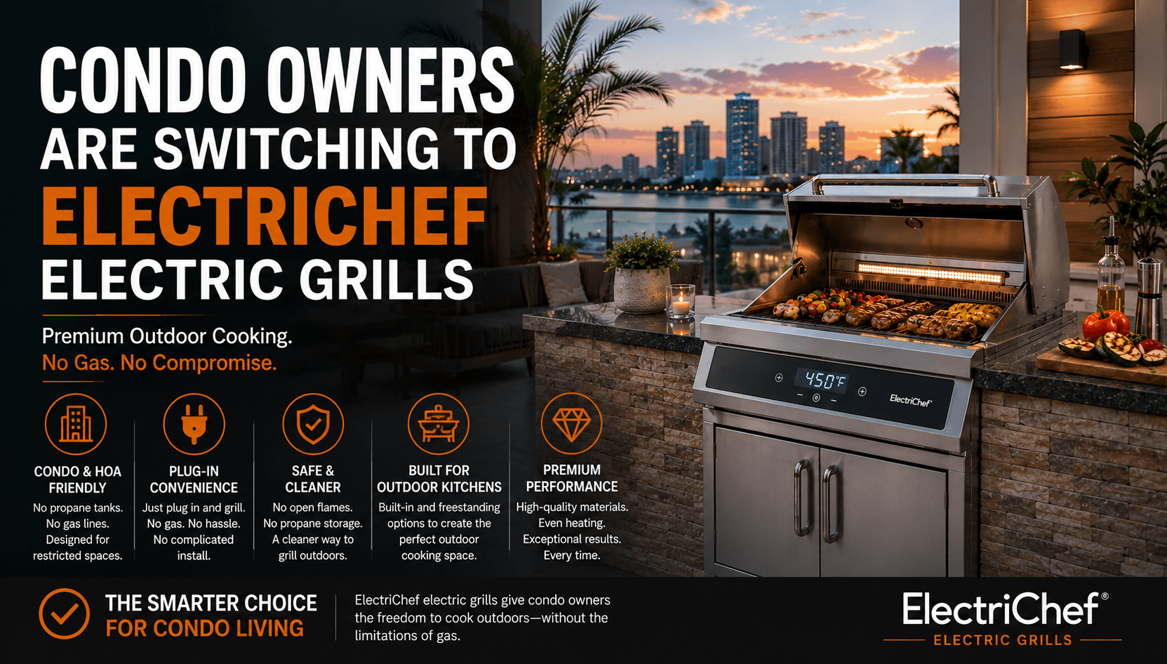 Why Condo Owners Are Switching to ElectriChef Electric Grills