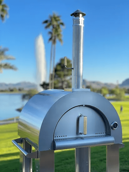 Kokomo Grills 32” Wood Fired Stainless Steel Pizza Oven