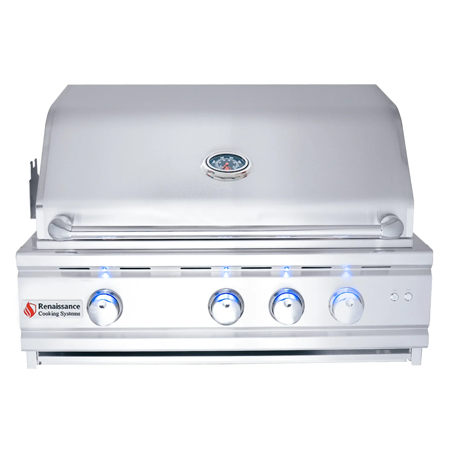 RCS 30" Cutlass Pro Grill W/ Rear Burner, Briquette Trays & Blue LEDs