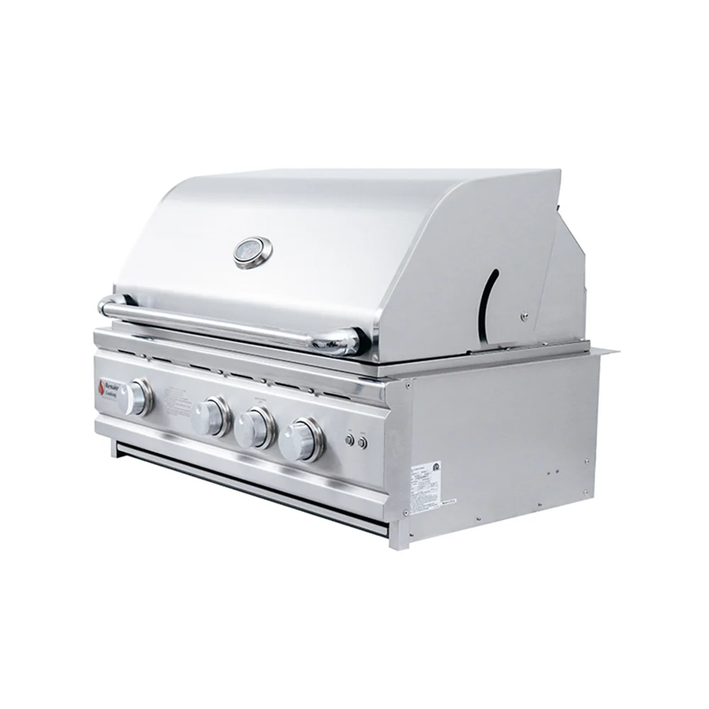RCS 30" Cutlass Pro Grill W/ Rear Burner, Briquette Trays & Blue LEDs