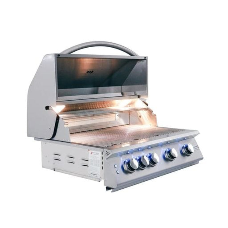 32" Premier Built-In Grill w/ LED Lights - RJC32AL 10