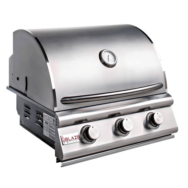 TRU Innovative Grill Island with Blaze 3-Burner Grill for high-performance outdoor cooking