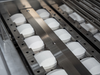 Close up of grill burners