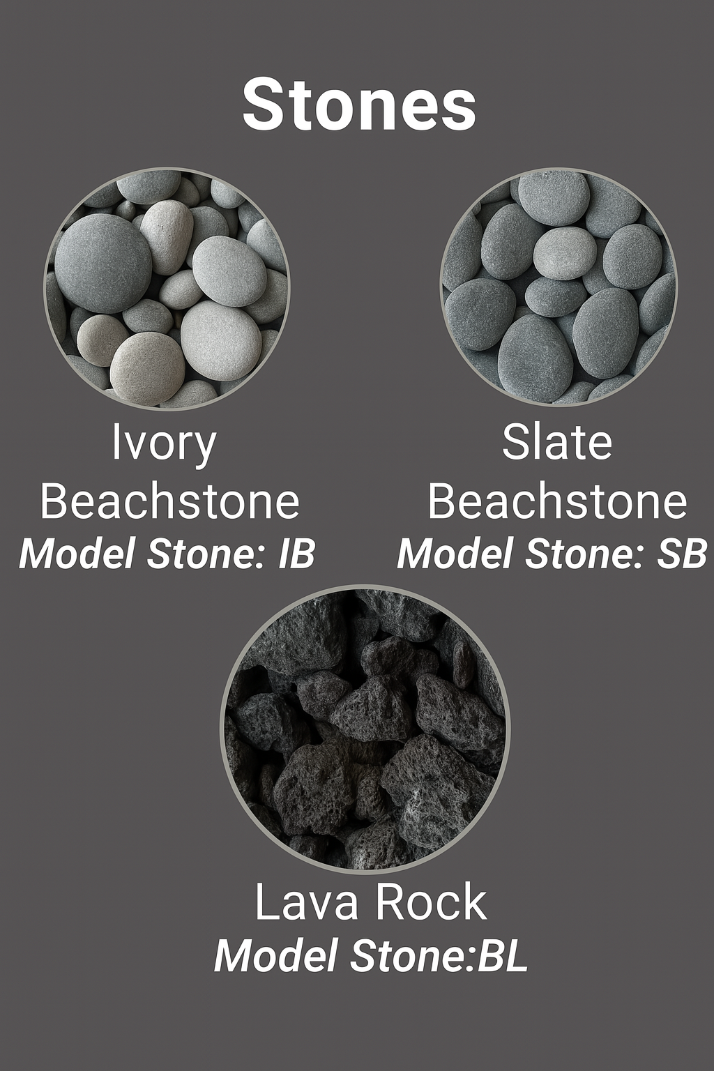 HPC Concrete Firepit Stone Colors