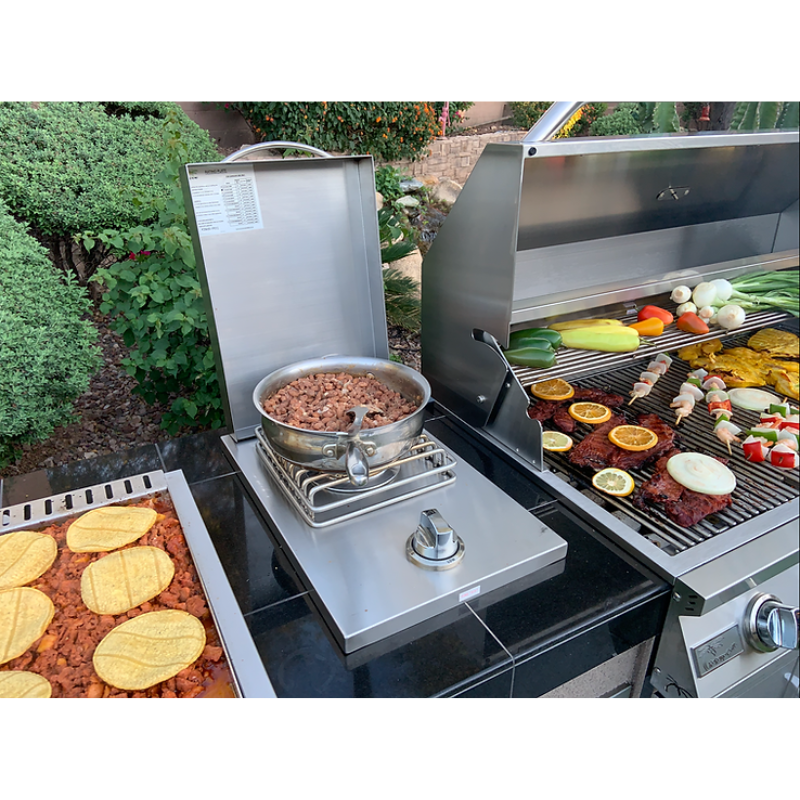 Kokomo-Grills-7-6-Island-with-Griddle-Side-Burners-Storag-showing-side-burner