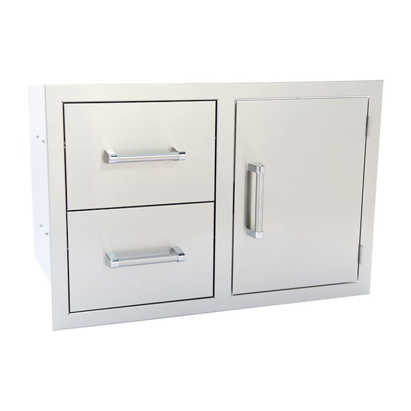 Kokomo-Grills-double-drawer-with-door