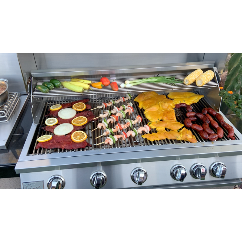 Kokomo_Grills_5_Burner_Grill_food_cooking