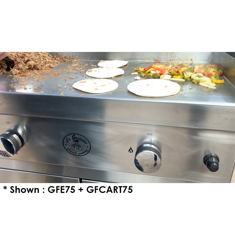 Le Griddle The Wee Gas Griddle With Lid