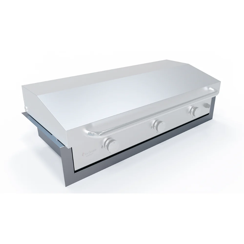 Image showing how liner would look with griddle in it on a white background