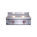 Le Griddle Pro Series 75Gas Griddle with red on knobs