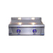 Le Griddle Pro Series 75Gas Griddle with blue off knobs