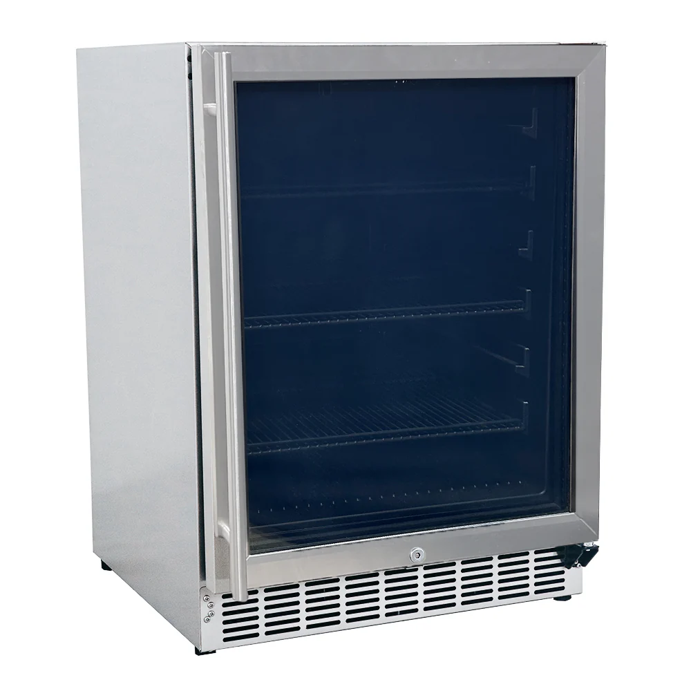 RCS Outdoor Refrigerator with Glass Door