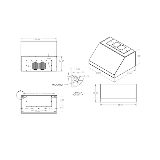 RCS 36" Vent Hood