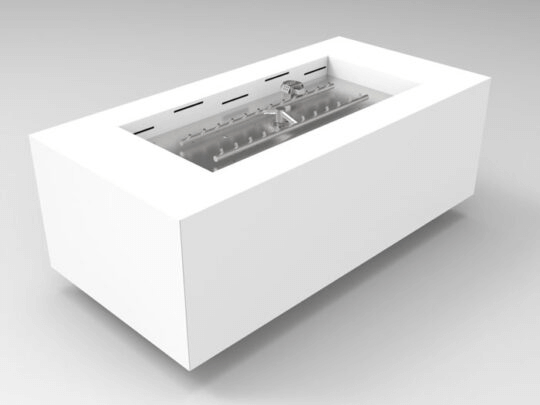 HPC Fire Inspired Tejas Metal Fire Pit Enclosure