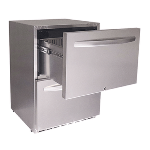 Stainless Two Drawer Refrigerator