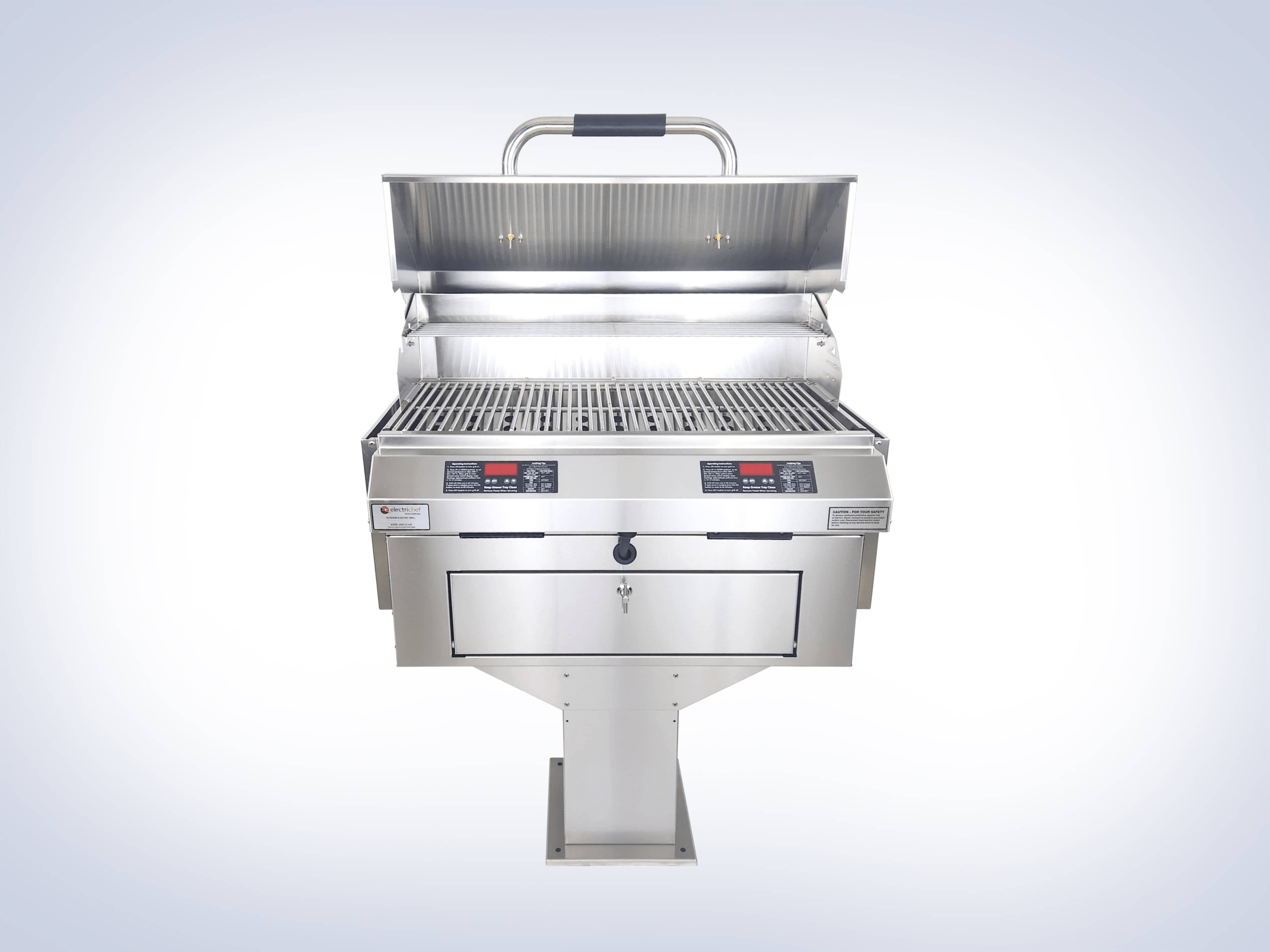 ElectriChef Ruby 32" Dual Pedestal-Base Electric Grill